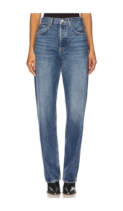 Agolde Kelly High Rise Relaxed Straight Jeans In Essence