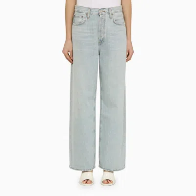 Agolde Light Blue Wide Denim Jeans