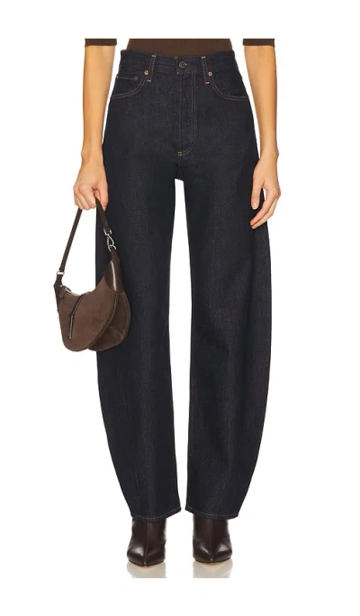 Agolde Luna Pieced Jeans In Blue