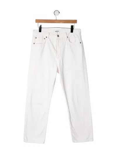 Pre-owned Agolde Straight-leg Jeans In Neutrals