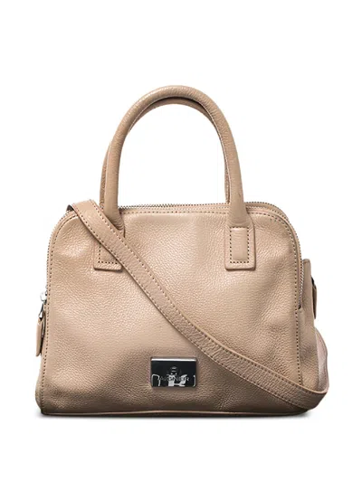 Pre-owned Aigner Vintage 272394 Beige In Neutral