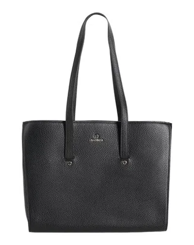 Aigner Woman Shoulder Bag Black Size - Leather
