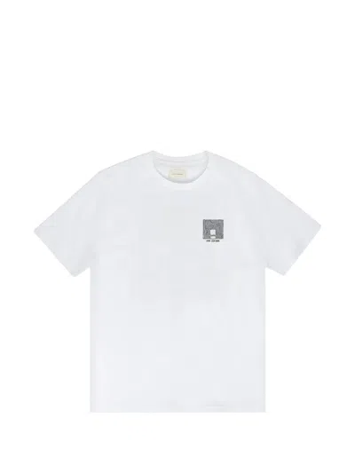 Aimé Leon Dore Court Graphic-print T-shirt In White