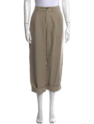 Pre-owned Aimé Leon Dore Wide Leg Pants In Neutrals