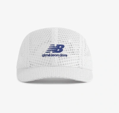 Pre-owned Aime Leon Dore X New Balance Ald / New Balance Mesh Hat In White