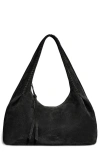 Aimee Kestenberg Aura Leather Shoulder Bag In Black