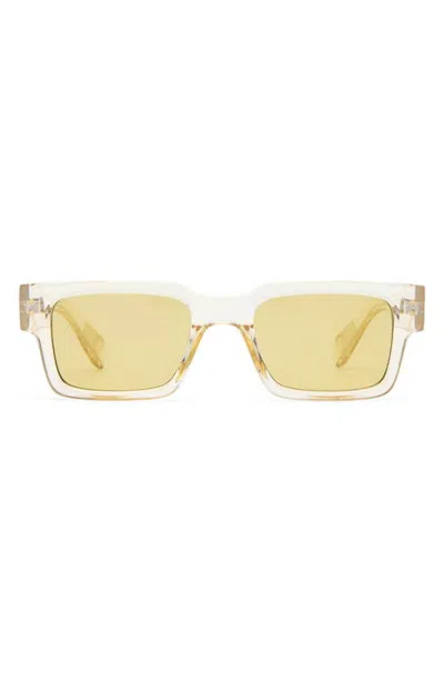 Aire Aeron 49mm Rectangular Sunglasses In Neutral