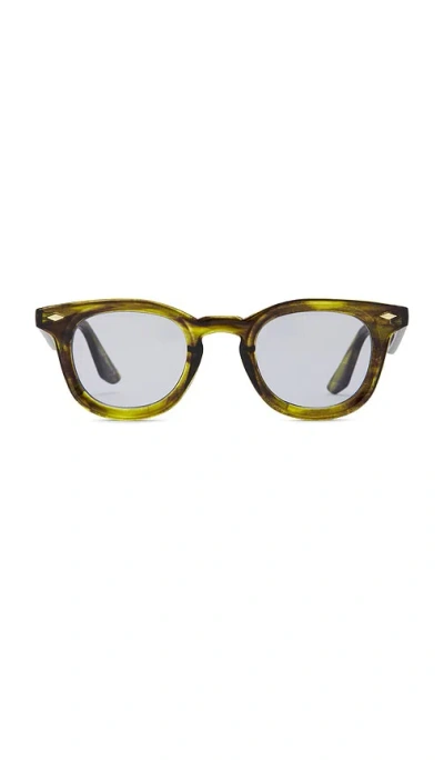 Aire Aperture Sunglasses In Ashen Olive & Smoke Tint