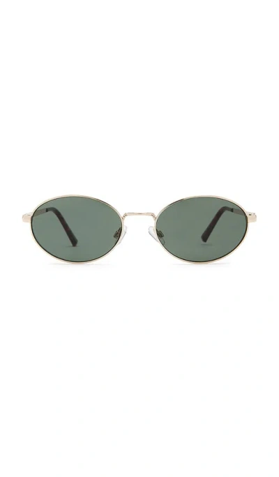 Aire Ephermeris Sunglasses In Gold & Khaki Mono