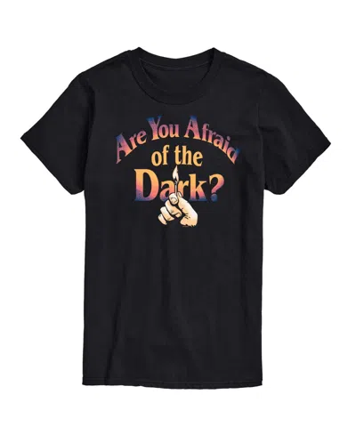 Airwaves Men's Are You Afraid Of The Dark Graphic Crewneck Short-sleeve T-shirt In Black