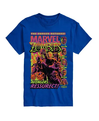 Airwaves Men's Graphic Short-sleeve Crewneck T-shirt In Royal Blue