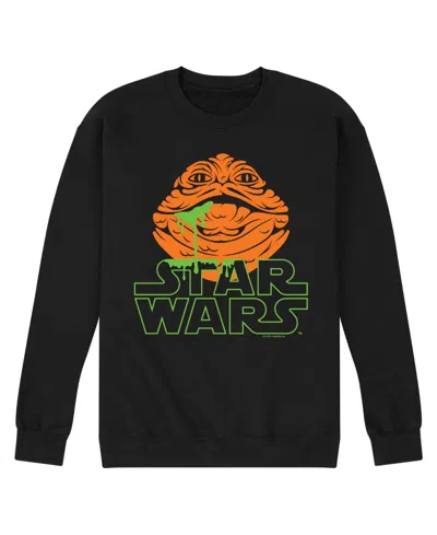 Airwaves Men's Jabba The Hutt Long-sleeve Fleece Sweatshirt In Black