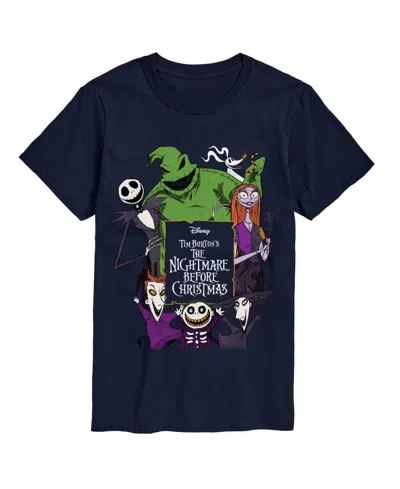 Airwaves Men's Jack Sally Oogie Boogie Collage Graphic T-shirt In Navy