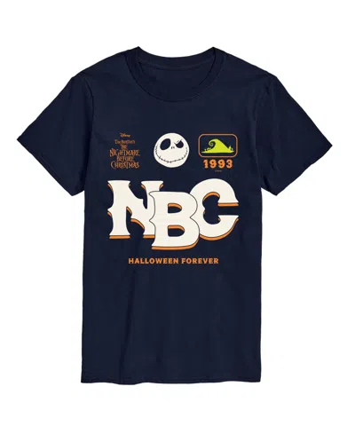 Airwaves Men's Jack Skellington T-shirt In Navy
