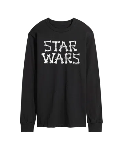 Airwaves Men's Star Wars Graphic Long Sleeve T-shirt In Black