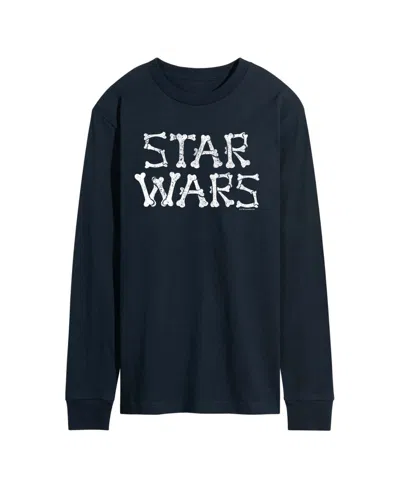 Airwaves Men's Star Wars Graphic Long Sleeve T-shirt In Navy