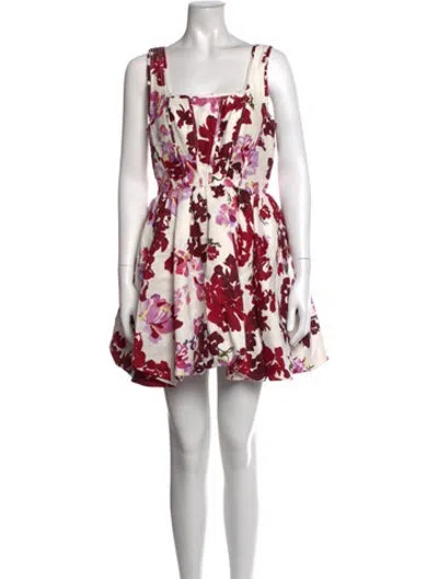 Pre-owned Aje Linen Mini Dress In White
