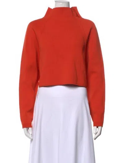 Pre-owned Aje Turtleneck Sweater In Orange