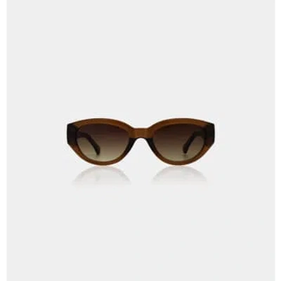 A.kjaerbede A. Kjaerbede Winnie Sunglasses In Brown