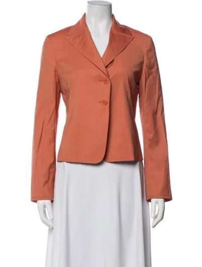 Pre-owned Akris Blazer In Orange