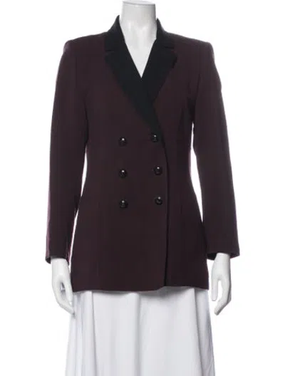 Pre-owned Akris Blazer In Purple