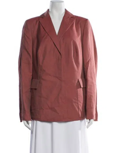 Pre-owned Akris Blazer In Red