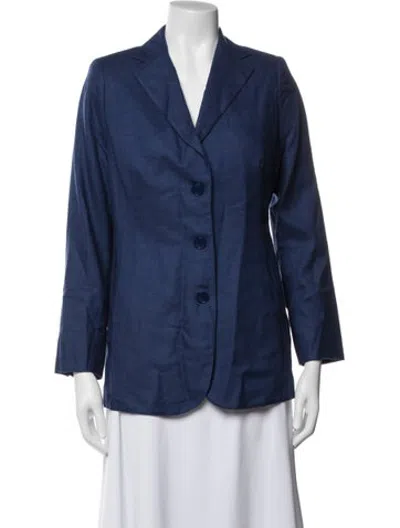 Pre-owned Akris Cashmere Blazer In Blue