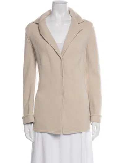 Pre-owned Akris Cashmere Blazer In Neutrals