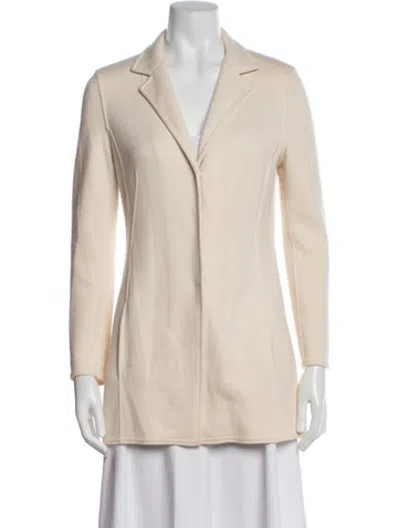 Pre-owned Akris Cashmere Coat In Neutrals