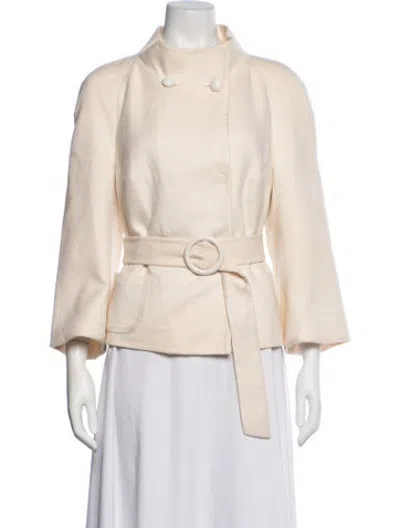 Pre-owned Akris Cashmere Jacket In Neutrals