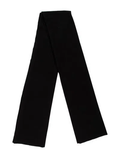 Pre-owned Akris Cashmere Scarf In Black
