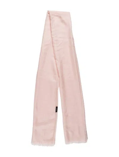 Pre-owned Akris Cashmere Scarf In Pink