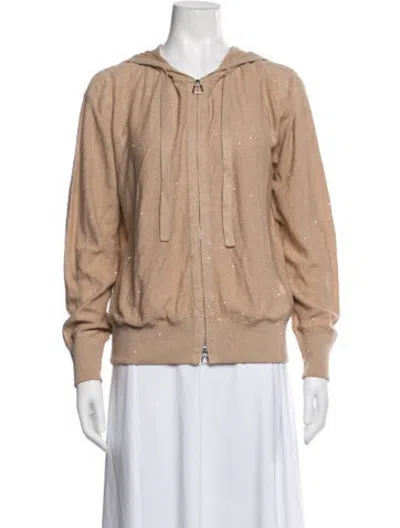 Pre-owned Akris Linen Jacket W/ Tags In Neutrals