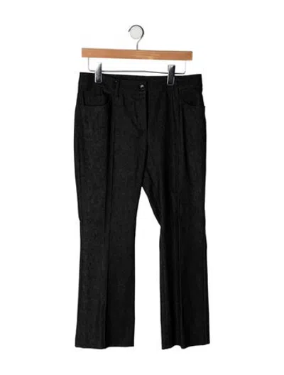Pre-owned Akris Punto Flared Pants In Black