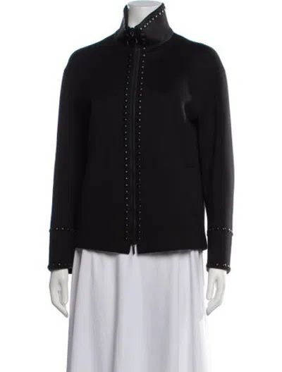 Pre-owned Akris Punto Jacket In Black