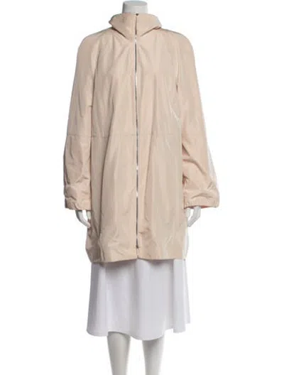 Pre-owned Akris Silk Coat In Brown