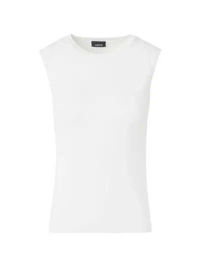 Akris Sleeveless Top In White