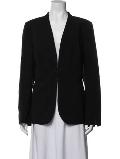 Pre-owned Akris Wool Blazer In Black