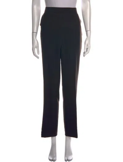 Pre-owned Akris Wool Straight Leg Pants In Grey