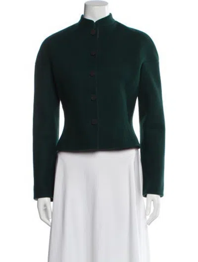 Pre-owned Alaïa 2012 Wool Jacket In Green