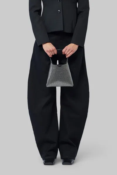 Alaïa Black Denim Round Pants