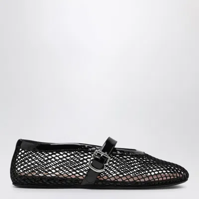 Alaïa Black Net Ballerina