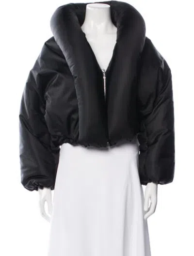 Pre-owned Alaïa Down Jacket In Black