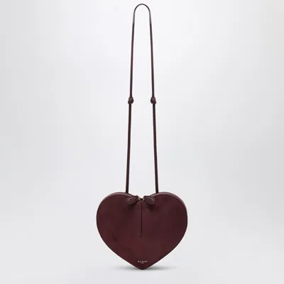 Alaïa Le Coeur Bag Dark Red Bi-material