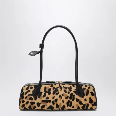 Alaïa Le Teckel Medium Bag In Leopard-print Pony Hair