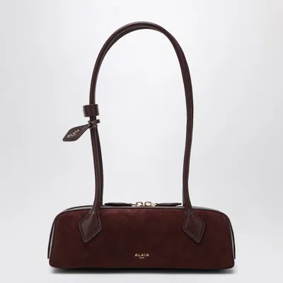 Alaïa Le Teckel Small Bag Dark Red Bi-material
