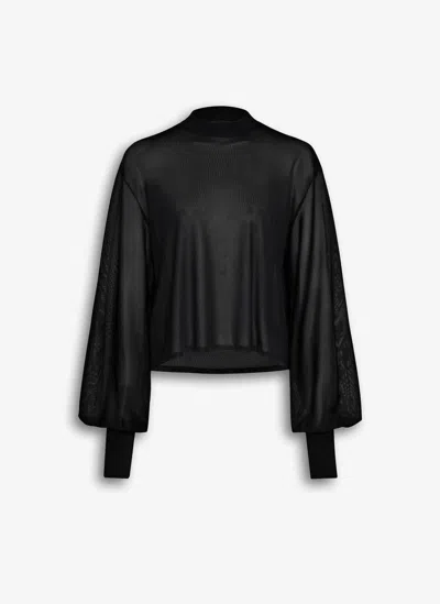 Alaïa Alaia Semi-sheer Viscose Oversized Sweater