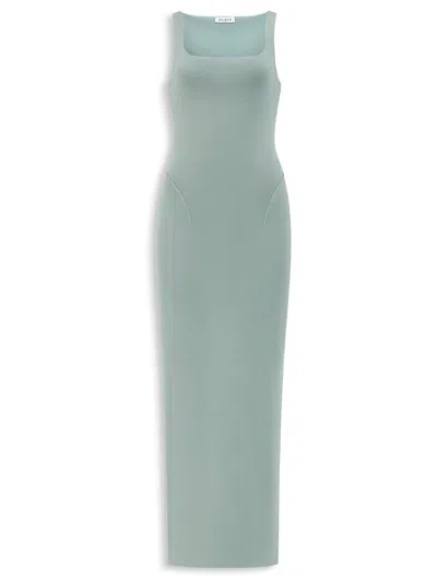 Alaïa Alaia Silk-knit Body-conscious Dress In Green