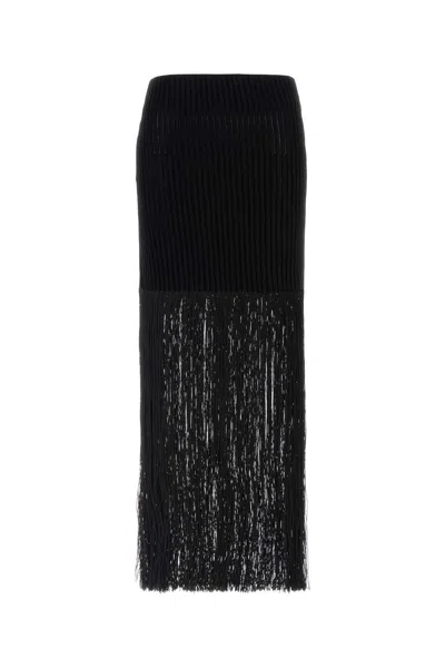 Alaïa Alaia-inspired Black T-shirt Skirt