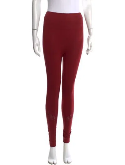 Pre-owned Alala Skinny Leg Pants In Red